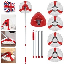 Spin Mop Head Replacement, Base, Handle for Vileda Turbo Microfibre Mop Refills