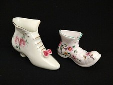 LOT 2 PORCELAIN LOW BOOT shoe