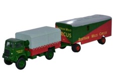 ATLAS GREATEST SHOW ON EARTH BEDFORD QL & TRAILER BERTRAM MILLS CIRCUS HU09