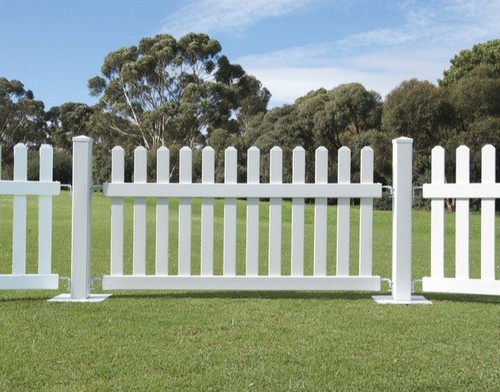 White picket fence panels pvc - picket,