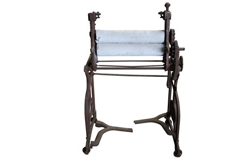 Antique cast iron mangle - cast,