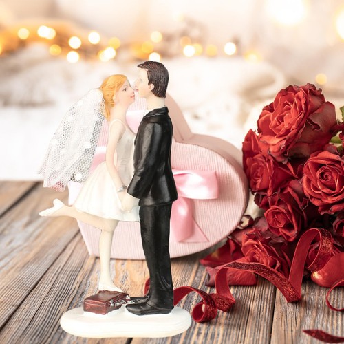 Bride and groom figurine - bride,