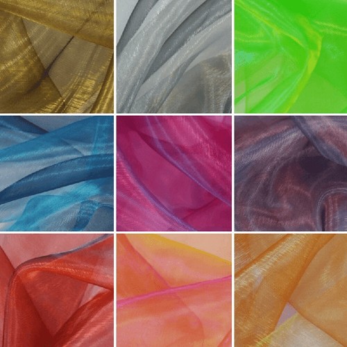 Organza fabric two tone - fabric,