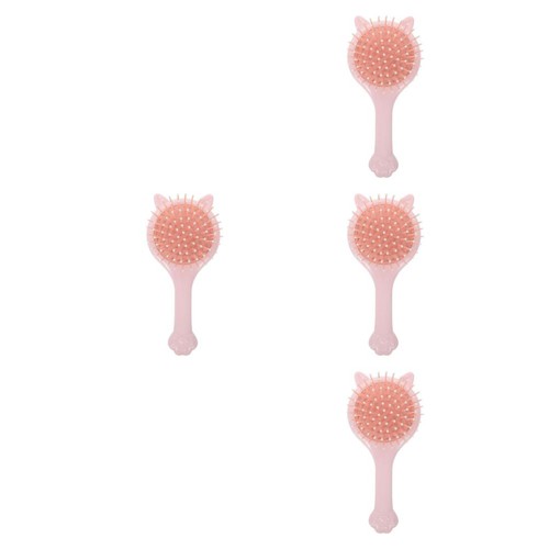 Pink detangling hair - brush, for