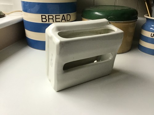 Vintage ceramic toilet roll - ceramic,