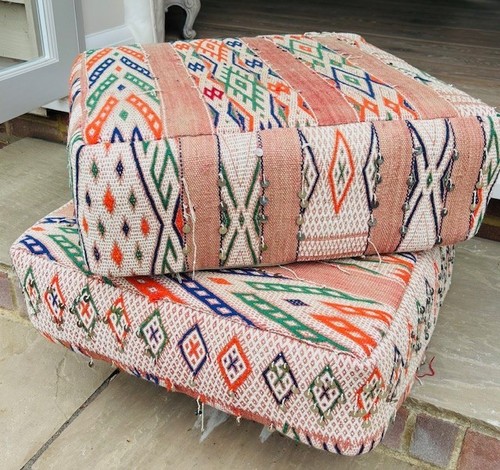 Pair large moroccan kilim - moroccan,