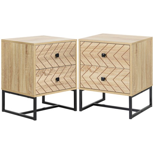 Homcom bedside table unit - homcom,