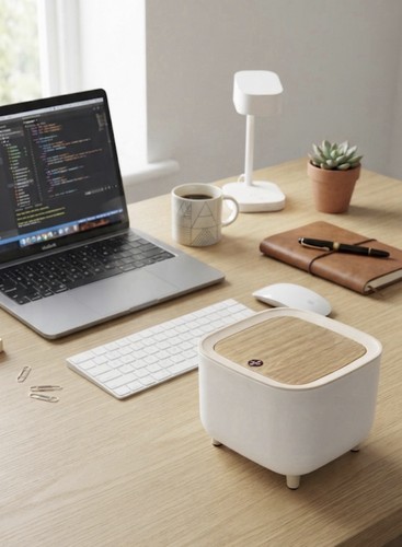 White plastic lidded - white,