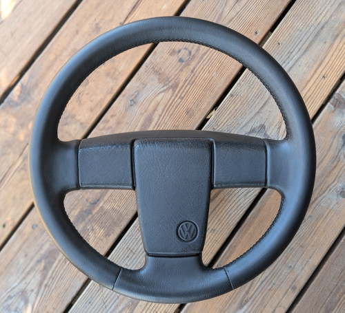 New leather steering wheel - leather, for