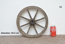 Vintage old wooden cart wagon