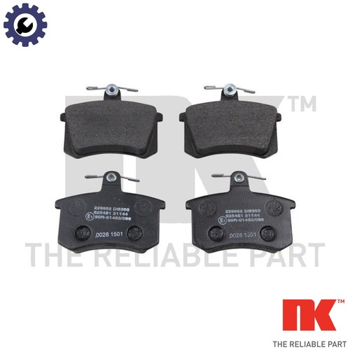 Brake pad set disc - pad,