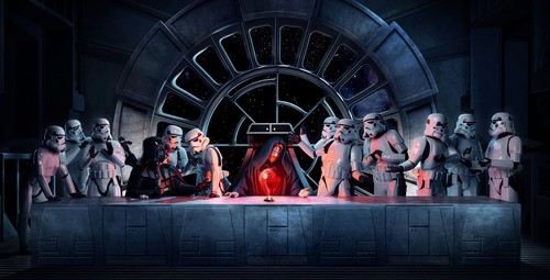 Star wars the last supper - star,