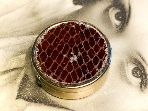 Faux snake skin brown and