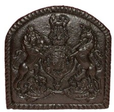 Dolls House Black Resin Fire Back Panel Miniature Fireplace Grate Accessory