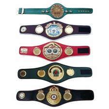 Brand New WBC WBA WBO IBF IBO Championships Boxing Belt Mini Belts