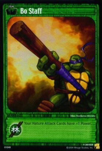 Staff foil turtles - bo,