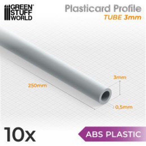 Abs plasticard profile tube - plasticard, profile: