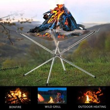Portable Fire Pit Folding Mesh