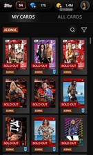 WWE TOPPS SLAM ICONIC CARDS 