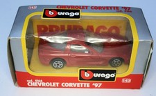 Burago Chevrolet Corvette 1997 1:43 Scale Model Boxed, Excellent