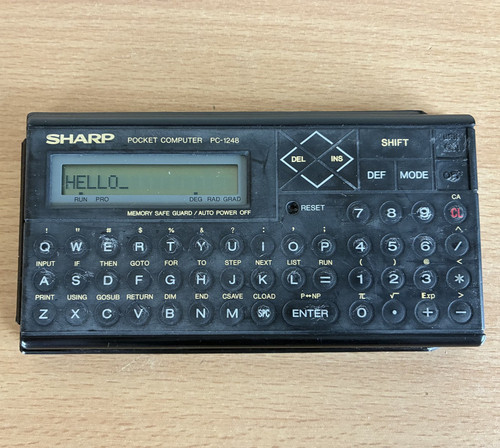 Sharp pocket computer - pocket,