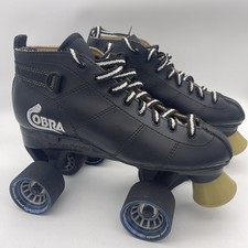 Vintage Roller Derby Cobra Roller Skates Black Size 6 Power Formula 
