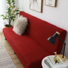 Elastic Solid Sofa Bed Cover