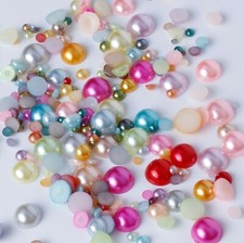 Flat back Mixed Colours Pearl