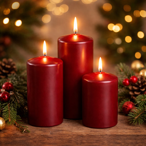 Pillar candles table - x,