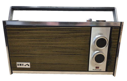 Hmv marlborough radio vintage - radio,