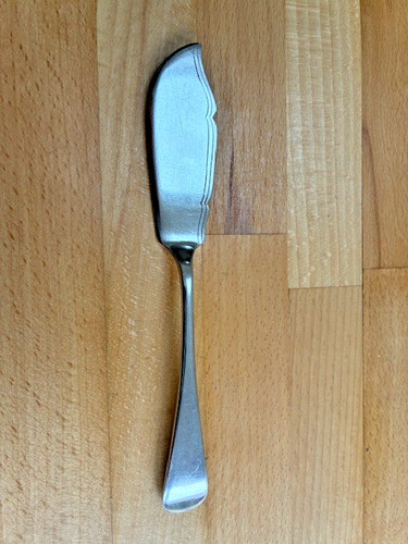 Vintage silver butter - , knife