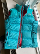 The North Face 700 Nuptse Gilet turquoise Womens Medium, vgc