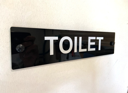 Wall plaque sign - wall, acrylic