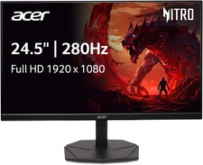 Acer Nitro KG1 24.5" Monitor 250Nit 1Ms Anit-Glare Refurbished