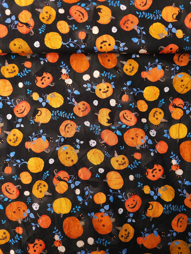 Pumpkin party 100 cotton - pumpkin,