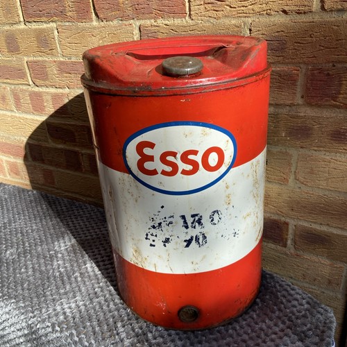 Original esso gallon oil tin - 5,