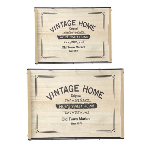 Set wooden vintage - of,