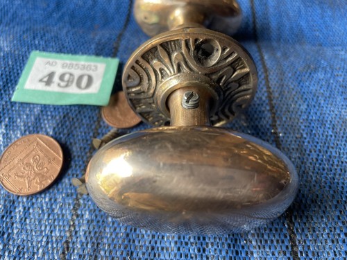 Pair pink brass bronze - 1,