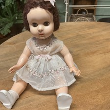 Vintage Rosebud 13 Inch Walker Doll  In Original Clothing.