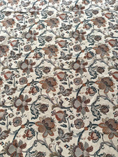 Vintage Jacquard Woven Tapestry Floral Fabric 310cm x 140cm & 122cm x 69cm