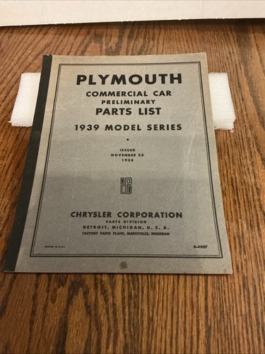 Vintage original 1939 plymouth - original,