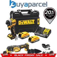 Dewalt DCF850E2T 18v XR Brushless Powerstack Impact Driver + DCS355N Multi Tool