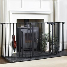 Midnight Black "Alexus" Three Panel Fire Guard Child Safety Screen