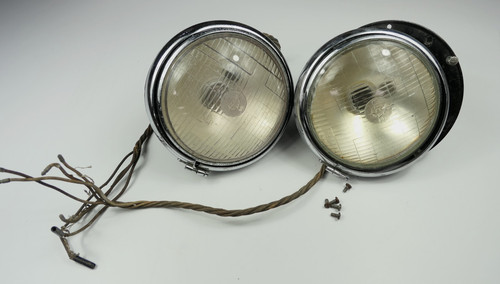 Pair lucas f700 headlights - pair,