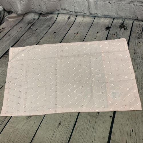Vintage cot pillowcase pink - vintage,