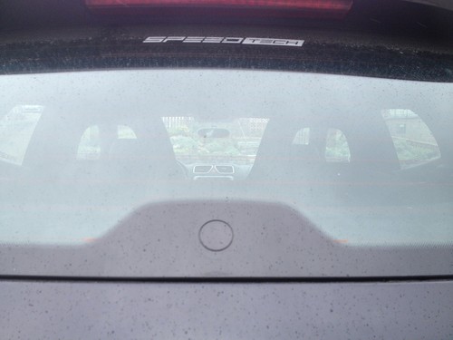 Rear wiper cover glass - cover,