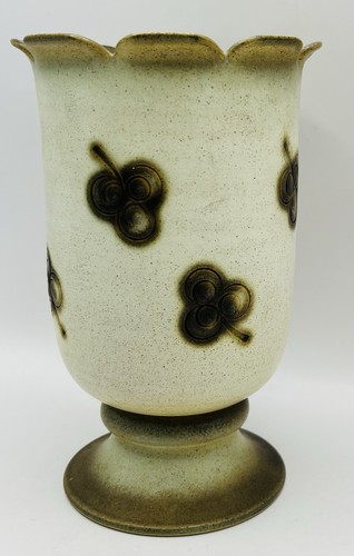 Jersey pottery vase trefoil - jersey,