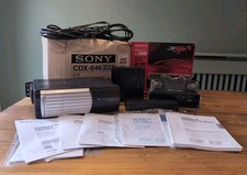 SONY XR-CA600 CAR STEREO RADIO CD CHANGER & 10 CD CHANGER CDX-646