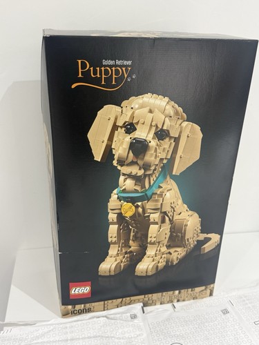 Lego icons golden retriever - golden,