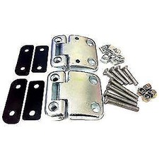 LAND ROVER DEFENDER 90 110 130  FRONT RH DOOR HINGES + FIXINGS/KIT